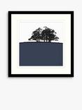 John Lewis Jacky Al-Samarraie 'Trough of Bowland' Framed Print & Mount, 54.5 x 54.5cm, Navy