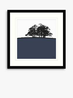 John Lewis Jacky Al-Samarraie 'Trough of Bowland' Framed Print & Mount, 54.5 x 54.5cm, Navy, Navy