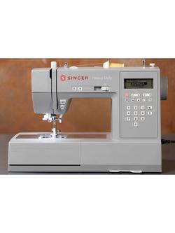 Singer Heavy Duty Computerised Sewing Machine HD6705C, Grey - view 2, Grey