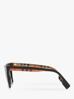 Burberry BE4346 Women's Irregular Sunglasses - view 2, Black/Blue Gradient