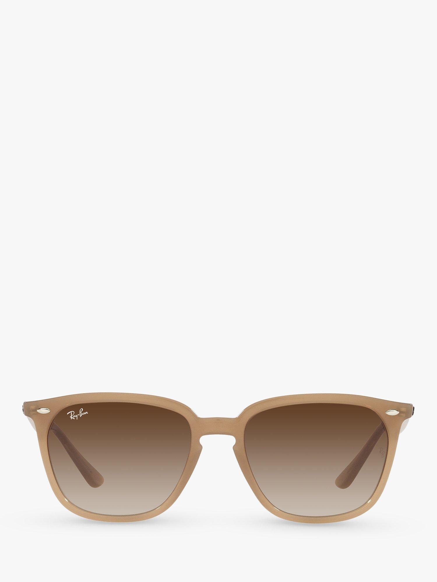 Product image 3 of 3, which shows Ray-Ban RB4362 Unisex Square Sunglasses, Light Brown/Brown Gradient