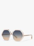 Chloé CH0008S Women's Irregular Sunglasses