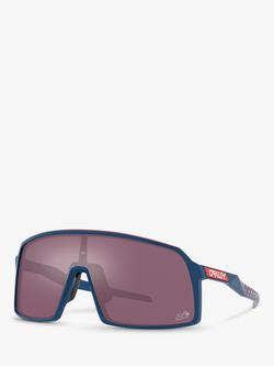 Oakley OO9406 Men's Sutro Prizm Rectangular Sunglasses, Poseidon Blue