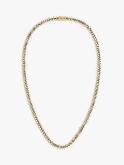 BOSS Men's Him Collection Chain Necklace, Gold, Gold