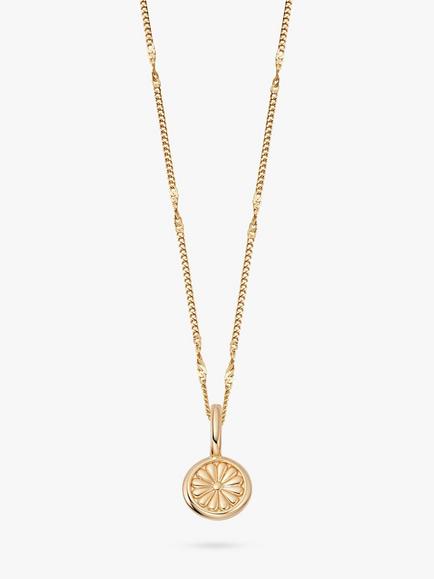 Daisy London Daisy Pendant Necklace, Gold, Gold