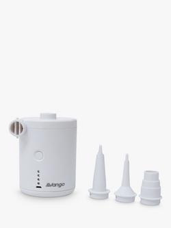 Vango Mistral Rechargeable Pump, White