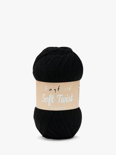 Sirdar Hayfield Soft Twist DK Knitting Yarn, 100g, Black