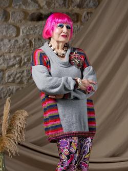 West Yorkshire Spinners Zandra Rhodes 'Make A Statement' 15 Hand-Knit Designs Pattern Book - view 2, 