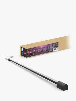 Philips Hue Play Gradient Smart Lighting Adjustable Colour Changing LED Light Tube Large, 14W, 125cm, Black, Black