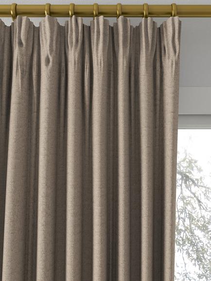 Prestigious Textiles Lyra Made to Measure Curtains or Roman Blind, Moleskin - view 2, Moleskin