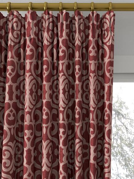 Prestigious Textiles Bellucci Made to Measure Curtains or Roman Blind, Cardinal - view 2, Cardinal