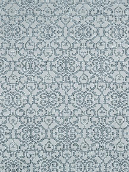 Prestigious Textiles Bellucci Made to Measure Curtains or Roman Blind, Porcelain, Porcelain