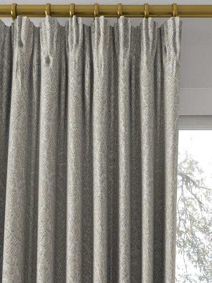 Prestigious Textiles Hamlet Made to Measure Curtains or Roman Blind, Titanium - view 2, Titanium