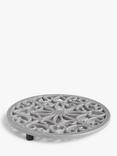 John Lewis Cast Iron Trivet, 20.5cm, Grey