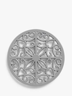 John Lewis Cast Iron Trivet, 20.5cm, Grey - view 2, Grey