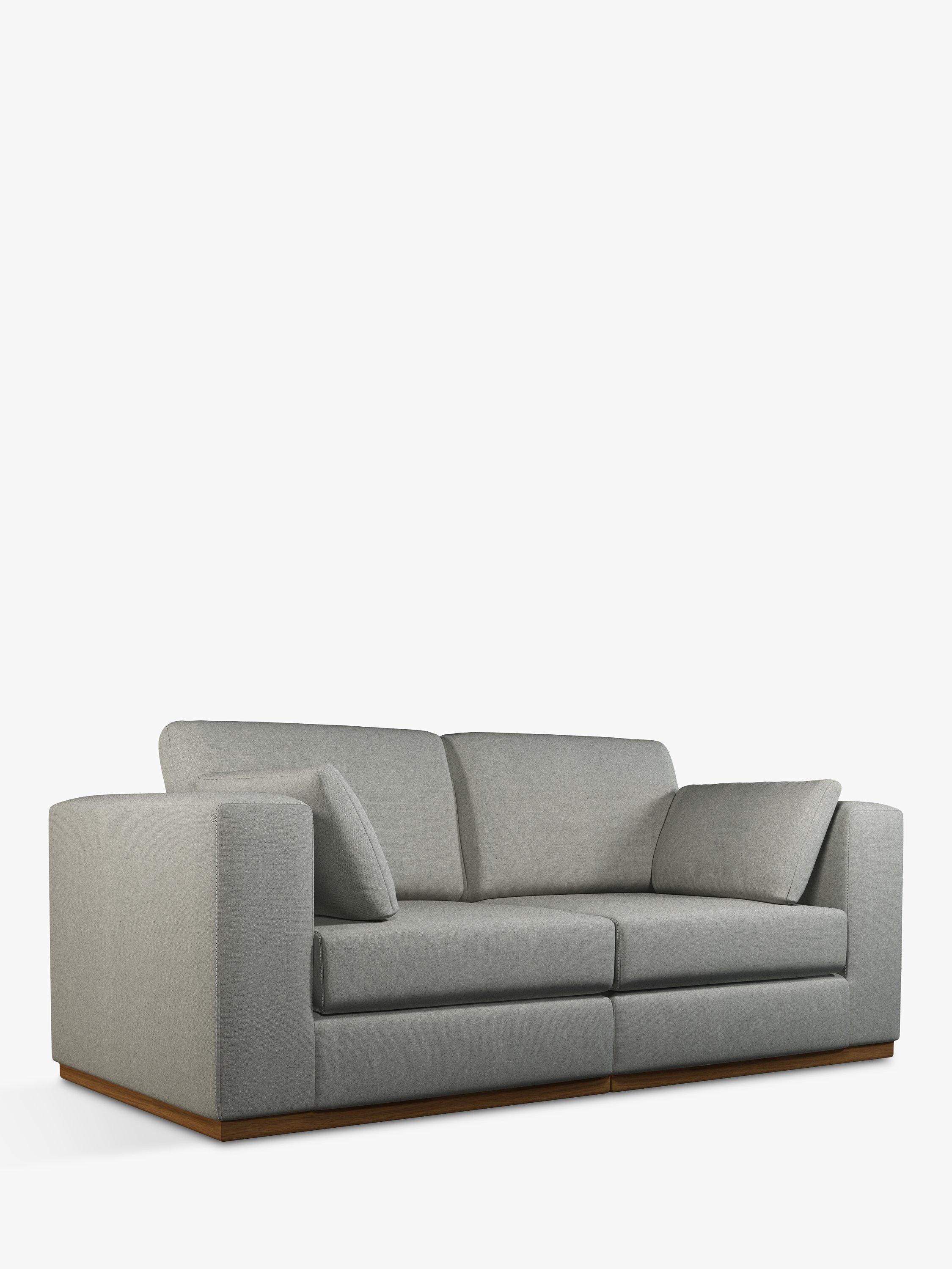 Rubik Range, John Lewis + Swoon Rubik Medium 2 Seater Sofa, Grey Cotton