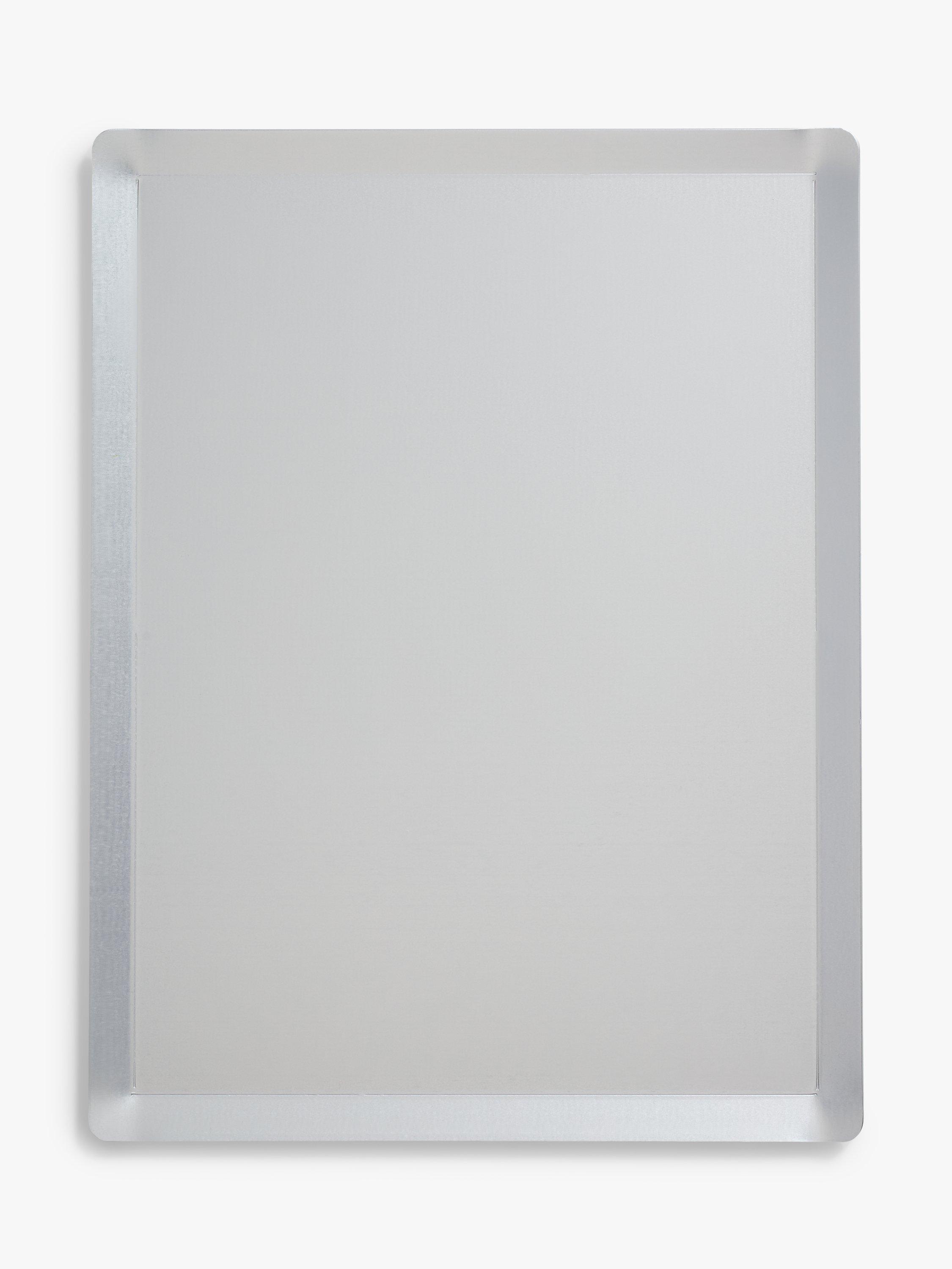 John Lewis Silver Anodised Aluminium Baking Sheet, 44.5cm