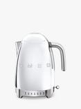 Smeg KLF04 Temperature Controlled Kettle, 1.7L, Chrome