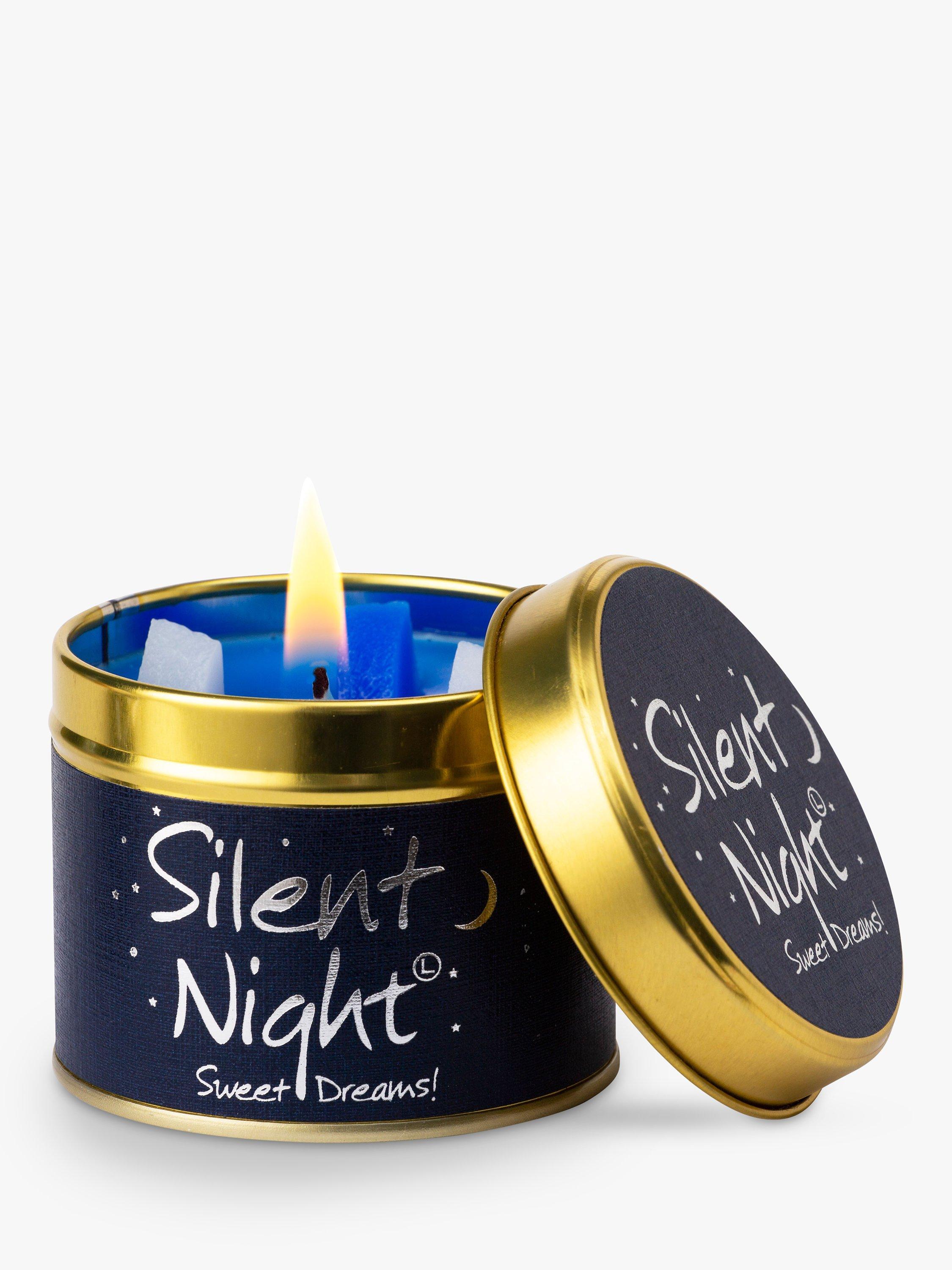 Lily-flame Christmas Silent Night Tin Scented Candle, 230g