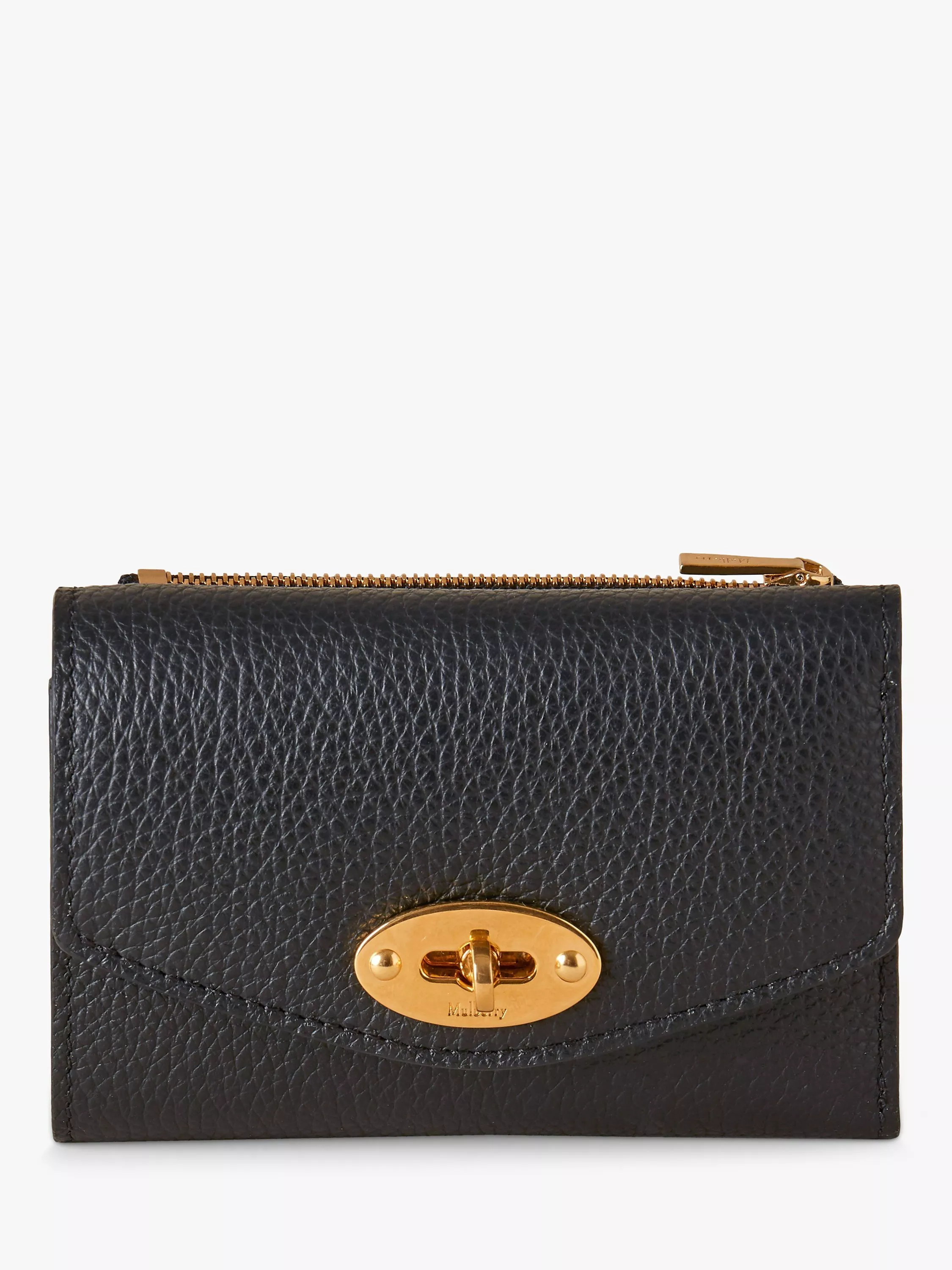 Mulberry Darley Small Classic Grain Leather Folded Multi Card Wallet