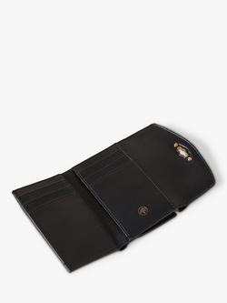 Mulberry Darley Small Classic Grain Leather Folded Multi-Card Wallet - view 2, Black