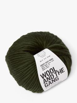 Wool And The Gang Crazy Sexy Wool Super Chunky Yarn, 200g - view 2, Heritage Green