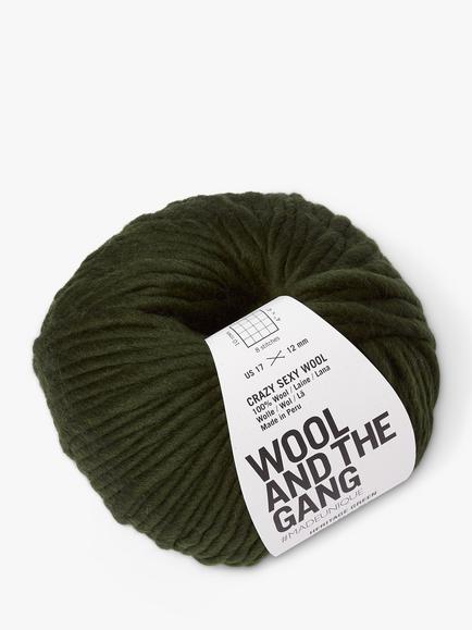 Wool And The Gang Crazy Sexy Wool Super Chunky Yarn, 200g - view 2, Heritage Green