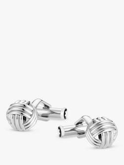 Montblanc Sartorial Knot Cufflinks, Silver, Silver