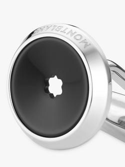 Montblanc Small Star Cufflinks, Black - view 2, Black