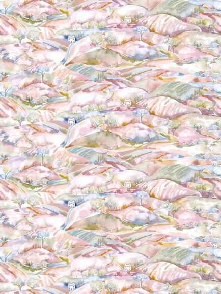 Voyage Ambleside Furnishing Fabric - view 2, Russet