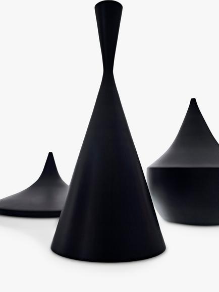 Tom Dixon Beat Tall LED Ceiling Light - view 2, Black