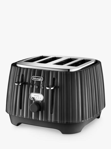 De'Longhi Ballerina 4-Slice Toaster - view 2, Black