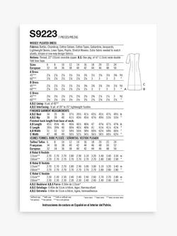 Simplicity Misses' Asymmetrical Pleated Dress Sewing Pattern, S9223 - view 2, 