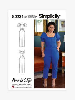 Simplicity Misses' Jumpsuit Sewing Pattern S9234, H5