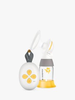 Medela Solo Single Electric Breast Pump, White/Yellow