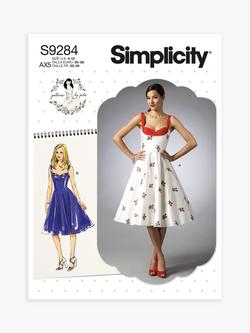Simplicity Misses' flared Dress Sewing Pattern, S9284, 