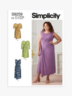 Simplicity Plus Size Knit Dress and Tunic Sewing Pattern, S9259, 
