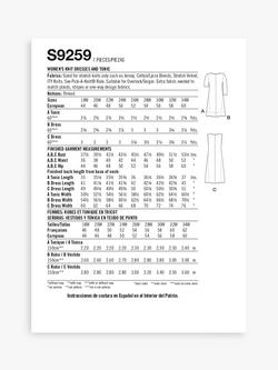 Simplicity Plus Size Knit Dress and Tunic Sewing Pattern, S9259 - view 2, 