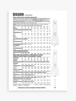 Simplicity Strapless Dress Sewing Pattern S9289 - view 2, 