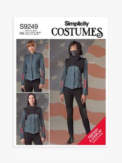 Simplicity Costume Cosplay Outfit Sewing Pattern, S9249, 