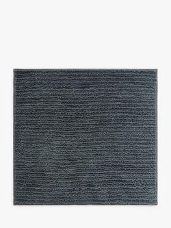 John Lewis Recycled Polyester Quick Dry Bobble Shower Mat, Steel