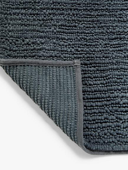 John Lewis Recycled Polyester Quick Dry Bobble Shower Mat - view 2, Steel