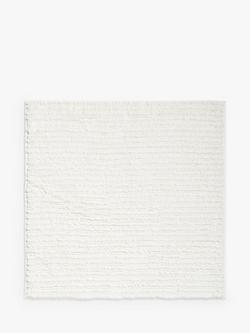 John Lewis Recycled Polyester Quick Dry Bobble Shower Mat, White