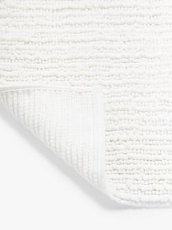 John Lewis Recycled Polyester Quick Dry Bobble Bat Mat, Extra Large - view 2, White