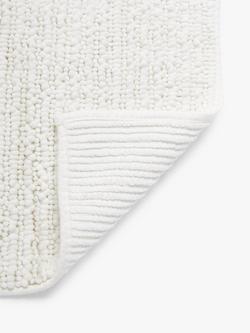 John Lewis Recycled Polyester Quick Dry Bobble Pedestal Mat - view 2, White