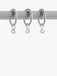 John Lewis ANYDAY Curtain Rings, Dia.16/19mm, Set of 6