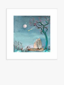 John Lewis Sarah Reilly 'Stars & Dreams' Framed Print & Mount, 43.5 x 43.5cm, Blue, Blue