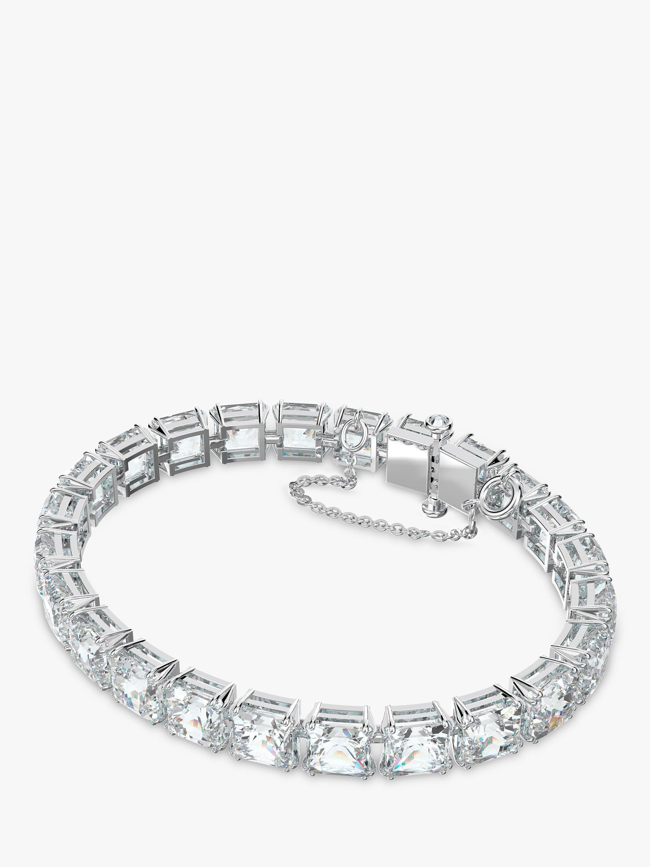 Swarovski Millenia Square Cut Crystal Tennis Bracelet