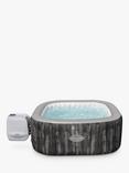 Lay-Z-Spa Majorca HydroJet Pro Square Hot Tub with Cover & Clearwater Spa Chemical Starter Kit, 6 Person