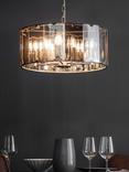 Bay Lighting Symphony Glass Ceiling Light, Slate Grey